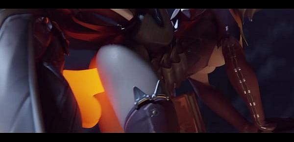  Witch Mercy X Reaper Halloween Animation by Yeero